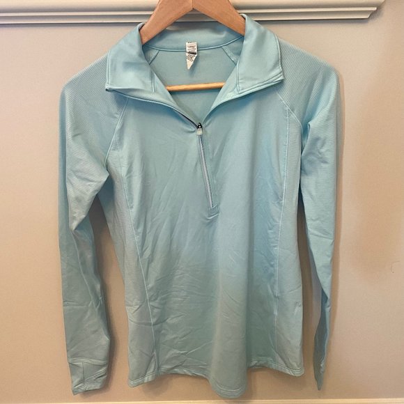 Under Armour Tops - Aqua Under Armour ColdGear Quarter Zip